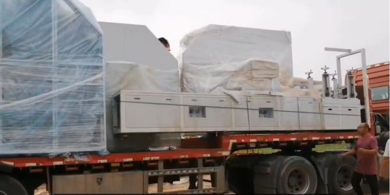 河南金偉自動化有限公司拉擠模具和拉擠設備裝車發貨